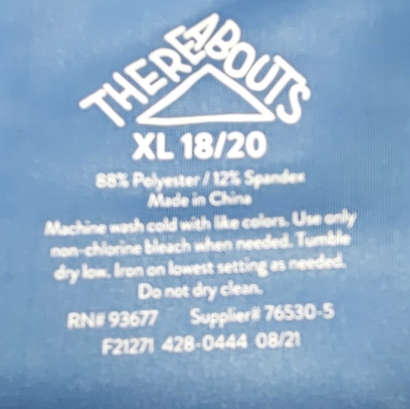 There Abouts long sleeve swim/sun shirt rash guard. Spf 50. XL youth NWT… - Picture 5 of 5